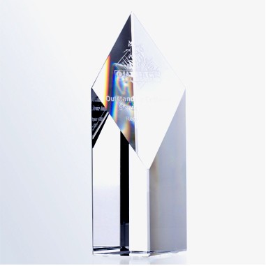 Optical Crystal Super Diamond Tower Award - Small