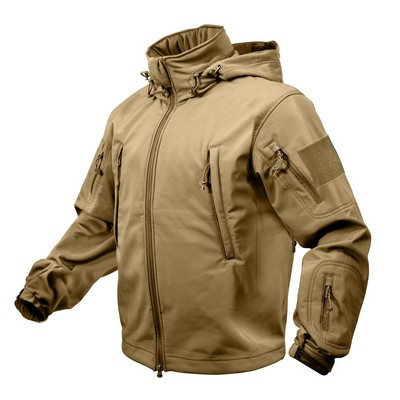 Coyote Brown Special Ops Tactical Soft Shell Jacket (5XL)