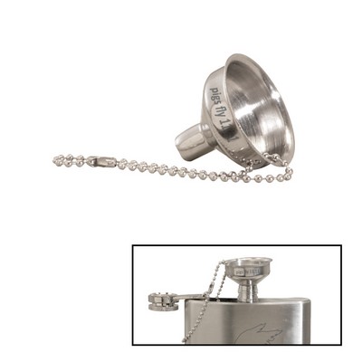 Mini Polished Stainless Steel Flask Funnel