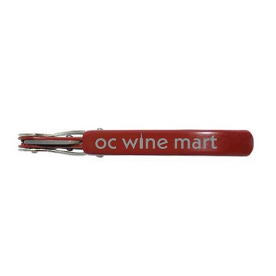 Truetap™ Burgundy Double Hinged Waiter's Corkscrew by True