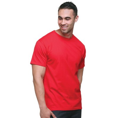 Unisex Bayside® Fine Jersey Crew Tee Shirt