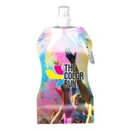 Full Color Wave Collapsible Water Bottle (16.9 Oz.)