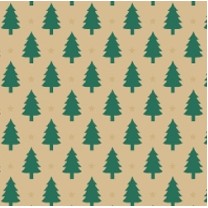 Little Trees Kraft Gift Wrap (417')