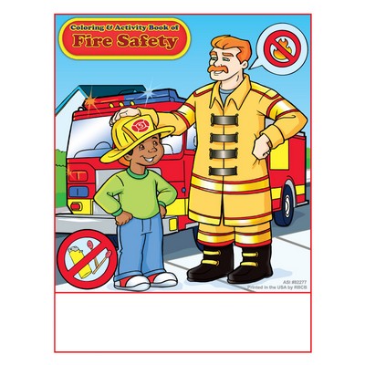 Fire Safety Imprintable Coloring and Activity Book