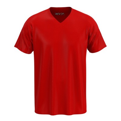 Raglan sleeve V-neck jersey