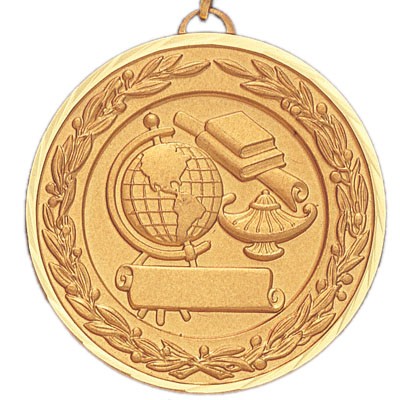 2" K Series Scholastic Achievement Die Struck Medal