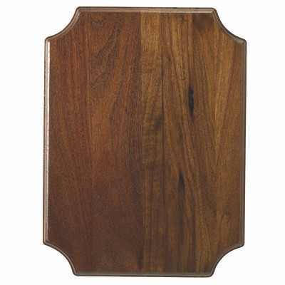 Genuine Walnut Plaque w/Notched Corners (8" x 10")