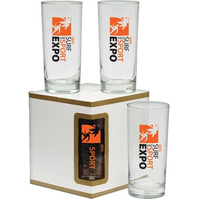 Premium Deluxe Cooler Glasses Set Of 4 - Etched