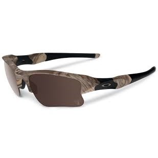 Oakley® King's Woodland Camo Flak Jacket XLJ Sunglasses w/ Gray