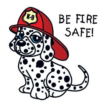 Be Fire Safe Stock Temporary Tattoo