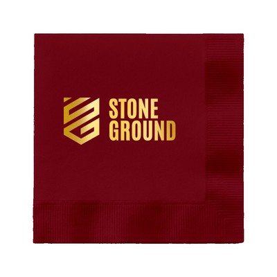 Foil Stamped Colorware Luncheon Napkin