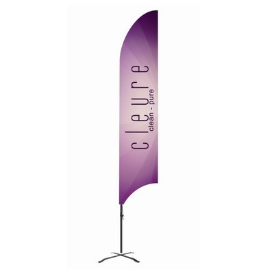 11' Flex Banner™ G7 Kit, Single-Sided Feather Flag