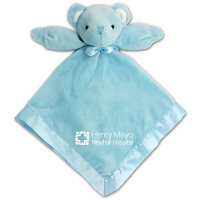 Blue Bear Baby Blanket