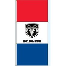 Double Face Dealer Free Flying Drape Flags (Ram®)