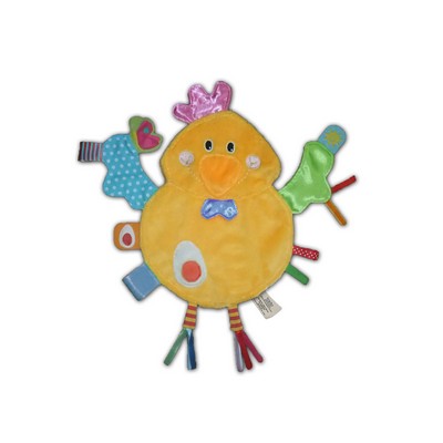 Custom Plush Chick Tag Blankie