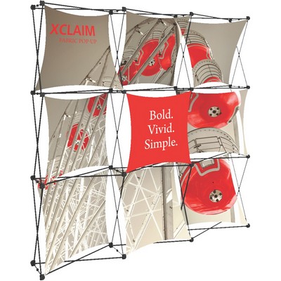 Xclaim 8ft Wide Fabric Popup Display Kit 01