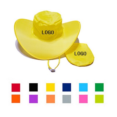 Folding Cowboy Hat with Pouch