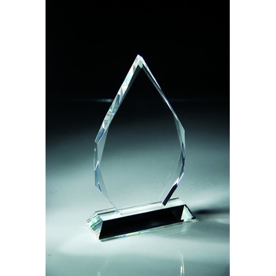 Small Crystal Teardrop Award