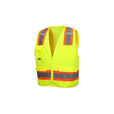 Pyramex Lumen-X Hi-Vis Self-Extinguishing Surveyor Vest