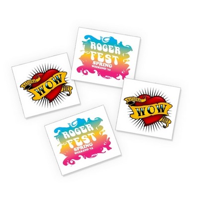 Custom Temporary Tattoos (3"x3") - 24 Hour Rush Delivery