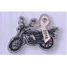 Motorcycle & Awareness Ribbon Lapel Pins w/ Year