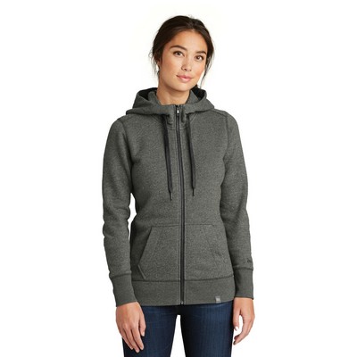 New Era® Ladies' French Terry Full-Zip Hoodie