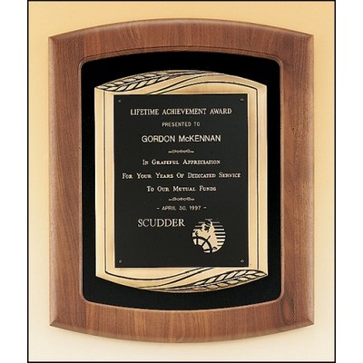 Solid American Walnut Frame w/Velour Backgrounds