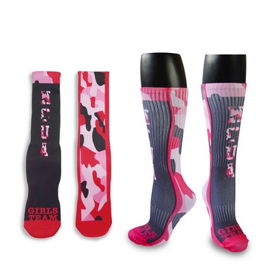 Full Color Unisex 17" Tube Promo Sock