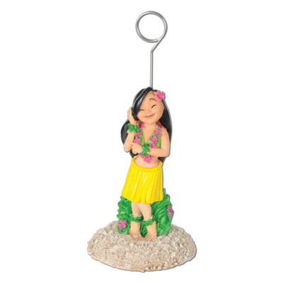 Hula Girl Photo/Balloon Holder