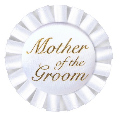 Mother of the Groom Satin Button