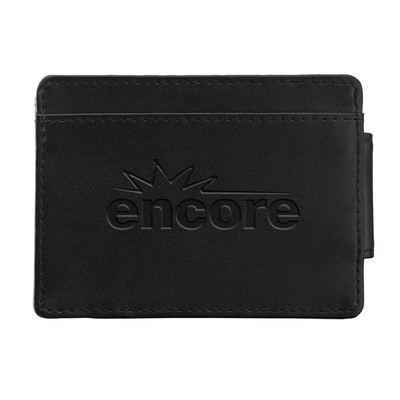 Icon Leather Money Clip RFID Wallet