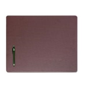 Leatherette Chocolate Brown Conference Pad (20"x16")