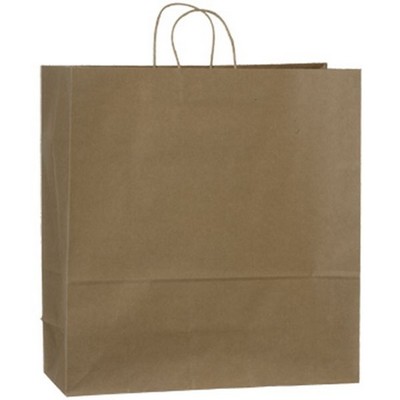 Natural Kraft Paper Jumbo Shopping Bag (18"x7"x18")