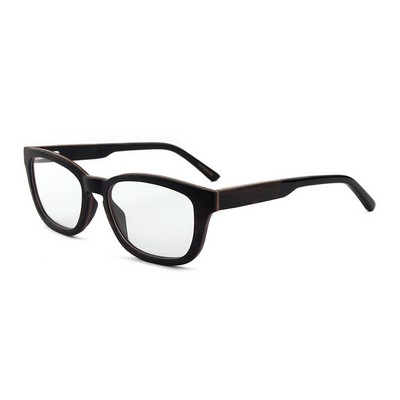 Ebony Wood Prescription Eyeglasses/Sunglasses