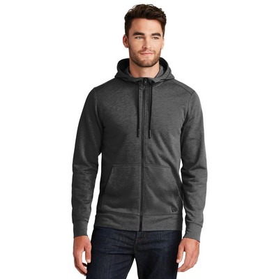 New Era® Tri Blend Fleece Full Zip Hoodie