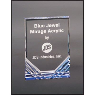 Blue Jewel Mirage Acrylic Award (5" x 7")