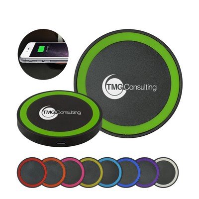 10W Black Wireless Phone Charging Pad