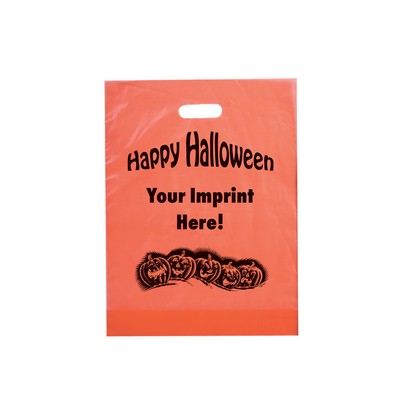 Halloween Stock Design Orange Frosted Die Cut • Pumpkin Row - Customized (12"x15"x3")