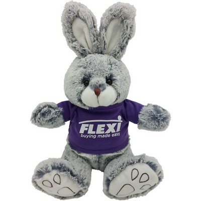 8" Gray Bunny Rabbit