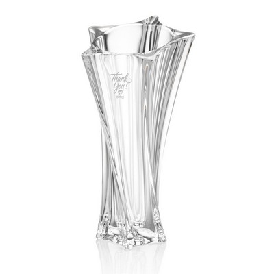 Manzini Waisted Vase - 13" Crystalline