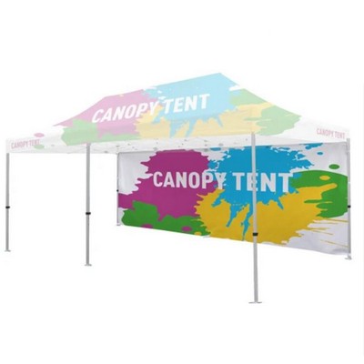 20' Tent Full Wall (Dye Sublimated, Double-Sided)