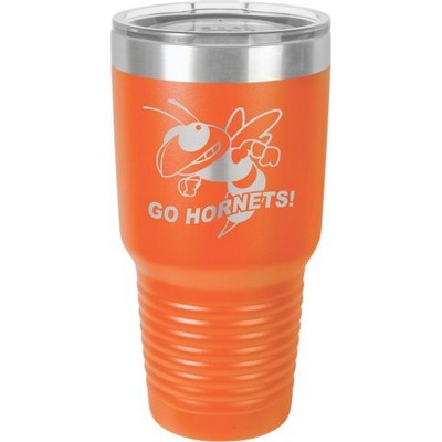 30 Oz. Polar Camel™ Orange Insulated Tumbler