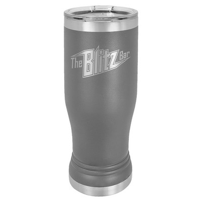 14 Oz. Dark Gray Pilsner Tumbler