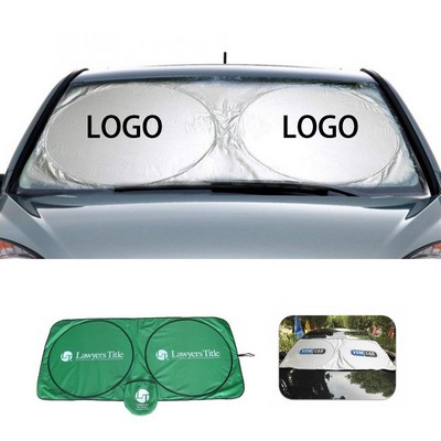 Foldable Car Sun Shade (56"x26")