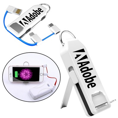 3-in-1 Phone Stand Charger Cable