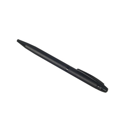 Matte Black Slim Line Ball Point Pen