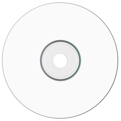 WHITE INKJET Printable CD-R (Cake Box 100/spindle)