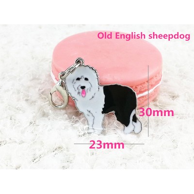 Old English Sheepdog Keychain/Pendant