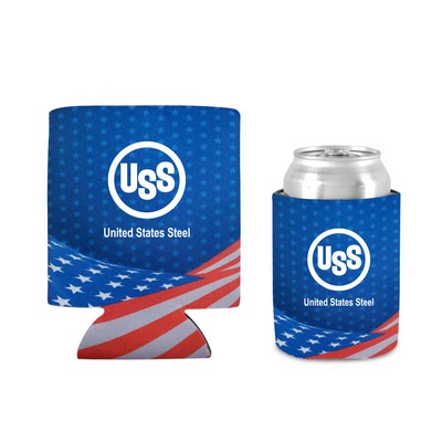 Flag Design Collapsible Can Cooler #FC15