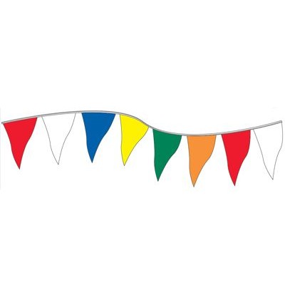 Triangle Plasticloth Pennants (9"x12")